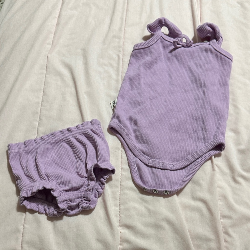 Bambi and Birdi Baby Bodysuit and Shorts Set